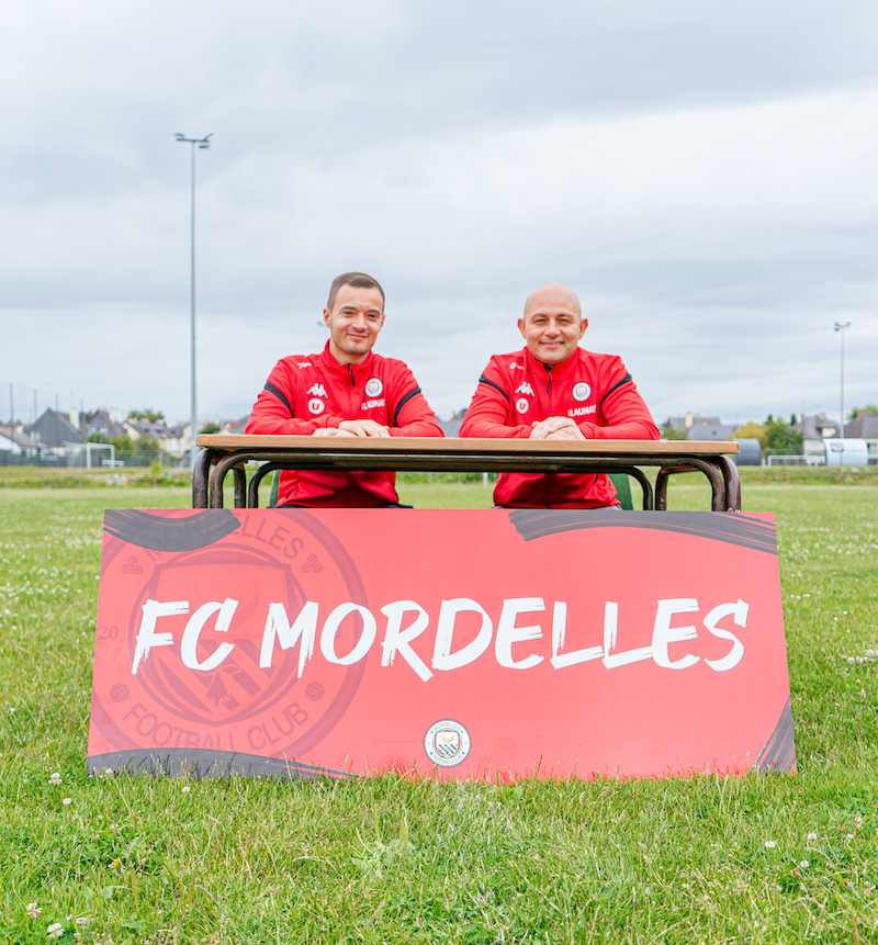 Thomas Baudron et Hamza Ben Meddeb, nouveaux présidents du FC Mordelles.