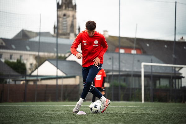 Maël Danion, service civique au FC Mordelles